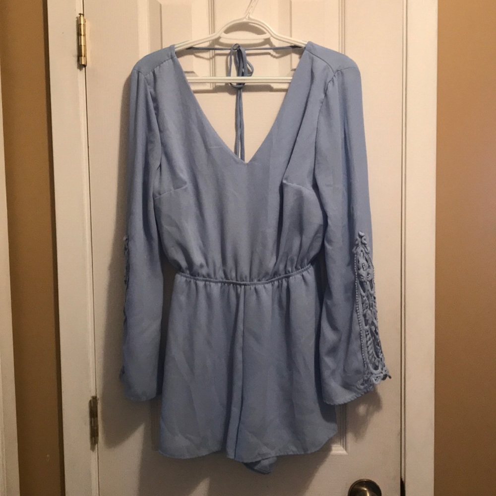 Light blue romper